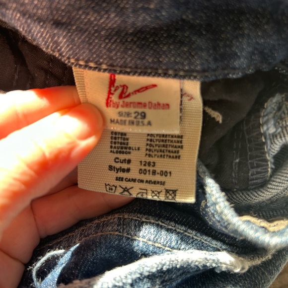 CITIZENS OF HUMANITY Kelly 001 low waist Dark Blue Bootcut jeans Size 29 - Picture 8 of 9